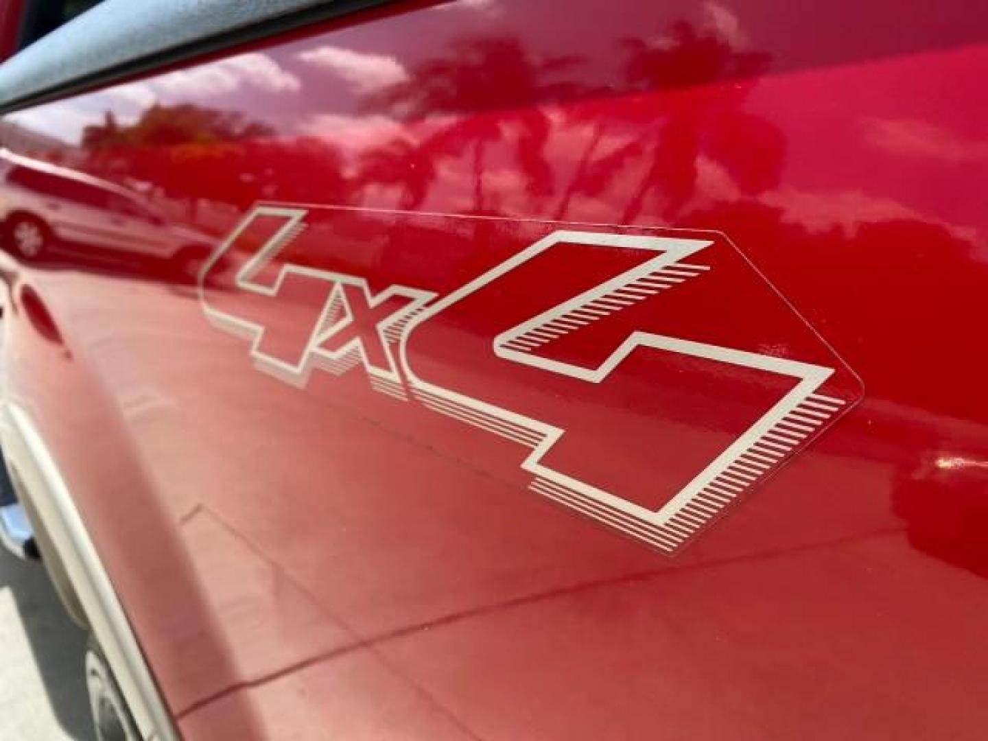 2007 Bright Red /Tan Ford F-150 Lariat 4WD LEATHER LOW MILES 80,286 (1FTPX14V97N) with an 5.4L 24-Valve EFI FFV V8 Engine engine, Automatic transmission, located at 4701 North Dixie Hwy, Pompano Beach, FL, 33064, (954) 422-2889, 26.240938, -80.123474 - OUR WEBPAGE FLORIDACARS1.COM HAS OVER 100 PHOTOS AND FREE CARFAX LINK 2007 Ford F-150 Lariat 4 Door Extended Cab Pickup 5.4L V8 F SOHC Flex Fuel 18 MPG Rear Wheel Drive w/ 4X4 Features 20 Inch Plus Wheels 4WD/AWD ABS Brakes Air Conditioning Alloy Wheels AM/FM Stereo Automatic Transmission Auxiliary- Photo#89