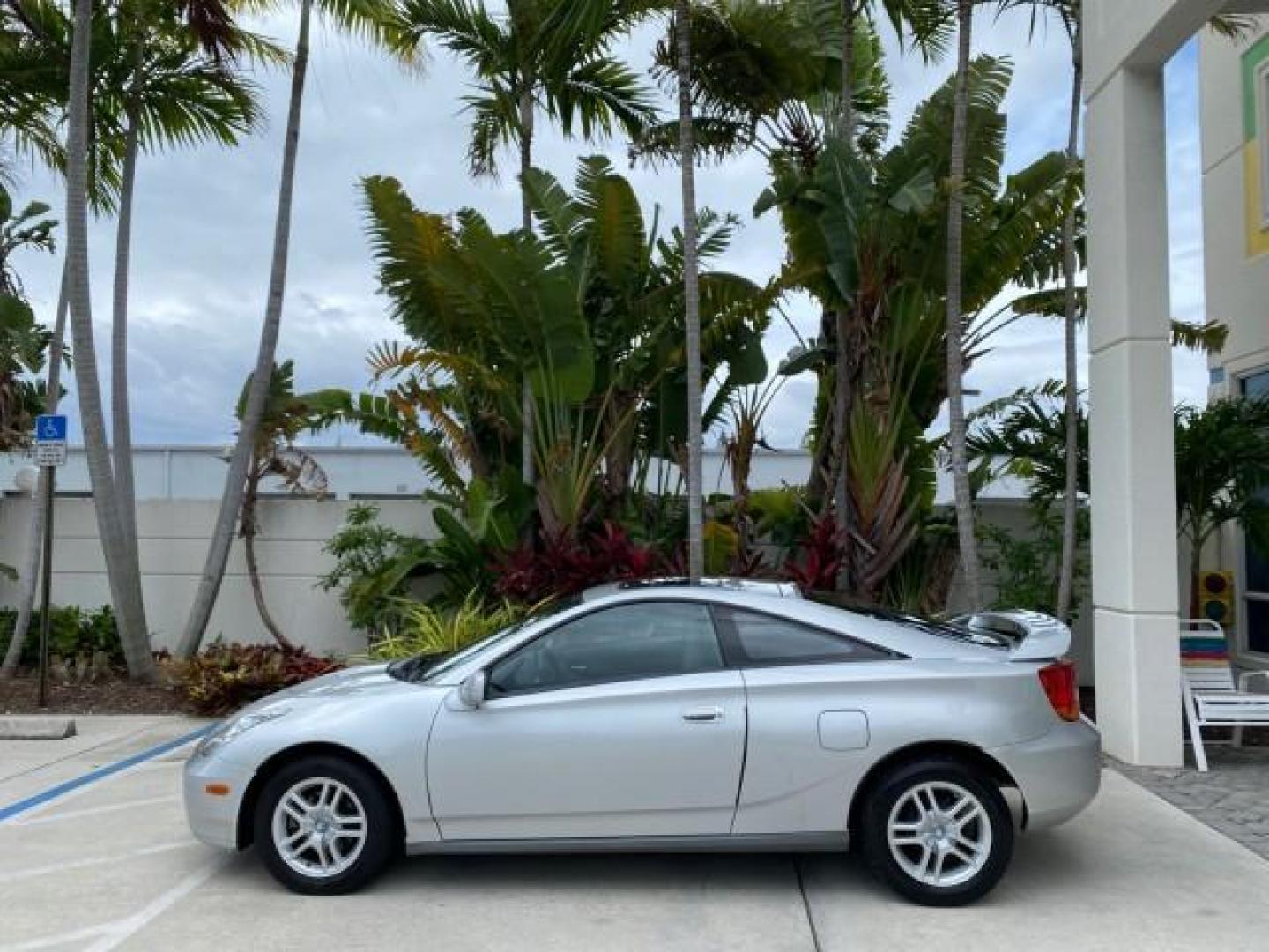 2001 Liquid Silver /Black/Silver Toyota Celica GT COUPE LOW MILES 60,070 (JTDDR32T310) with an 1.8L DOHC MPFI 16-Valve 4-Cyl Engine engine, Automatic transmission, located at 4701 North Dixie Hwy, Pompano Beach, FL, 33064, (954) 422-2889, 26.240938, -80.123474 - OUR WEBPAGE FLORIDACARS1.COM HAS OVER 100 PHOTOS AND FREE CARFAX LINK 2001 Toyota Celica GT Hatchback 2 DR 1.8L I4 F DOHC 16V Gasoline 34 MPG Front Wheel Drive Features Air Conditioning Alloy Wheels AM/FM Stereo Automatic Transmission Cassette Player CD Audio Cloth Seats Cruise Control Power Locks P- Photo#30