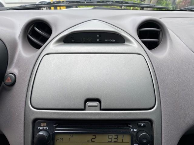 2001 Liquid Silver /Black/Silver Toyota Celica GT COUPE LOW MILES 60,070 (JTDDR32T310) with an 1.8L DOHC MPFI 16-Valve 4-Cyl Engine engine, Automatic transmission, located at 4701 North Dixie Hwy, Pompano Beach, FL, 33064, (954) 422-2889, 26.240938, -80.123474 - OUR WEBPAGE FLORIDACARS1.COM HAS OVER 100 PHOTOS AND FREE CARFAX LINK 2001 Toyota Celica GT Hatchback 2 DR 1.8L I4 F DOHC 16V Gasoline 34 MPG Front Wheel Drive Features Air Conditioning Alloy Wheels AM/FM Stereo Automatic Transmission Cassette Player CD Audio Cloth Seats Cruise Control Power Locks P - Photo#53
