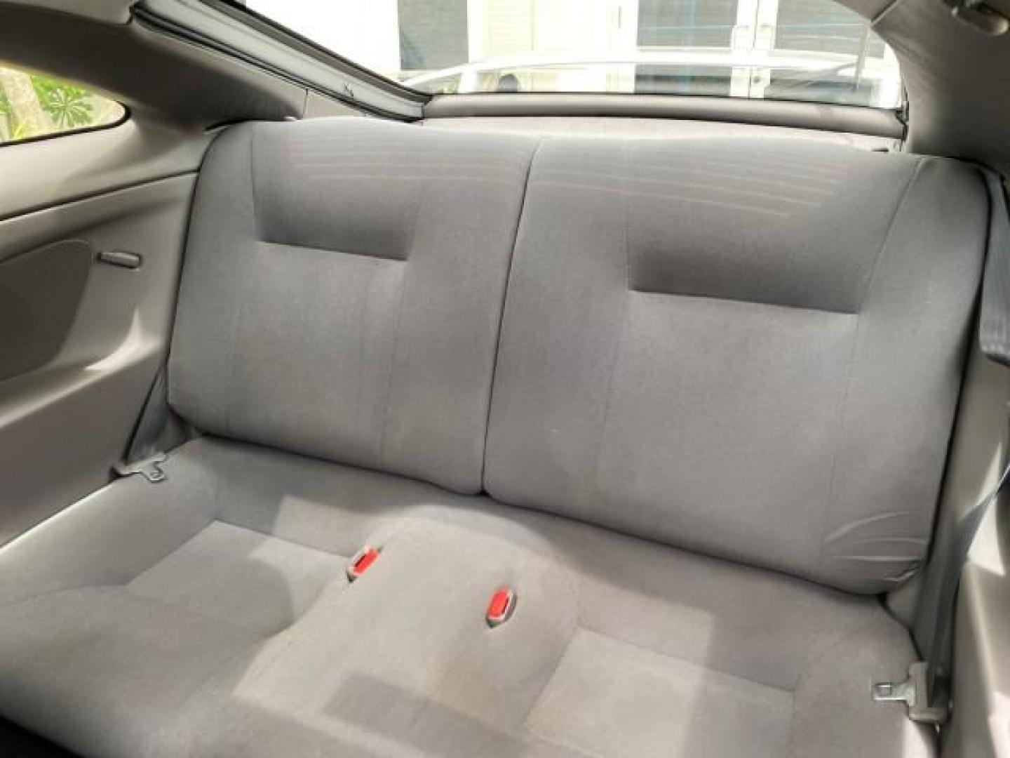 2001 Liquid Silver /Black/Silver Toyota Celica GT COUPE LOW MILES 60,070 (JTDDR32T310) with an 1.8L DOHC MPFI 16-Valve 4-Cyl Engine engine, Automatic transmission, located at 4701 North Dixie Hwy, Pompano Beach, FL, 33064, (954) 422-2889, 26.240938, -80.123474 - OUR WEBPAGE FLORIDACARS1.COM HAS OVER 100 PHOTOS AND FREE CARFAX LINK 2001 Toyota Celica GT Hatchback 2 DR 1.8L I4 F DOHC 16V Gasoline 34 MPG Front Wheel Drive Features Air Conditioning Alloy Wheels AM/FM Stereo Automatic Transmission Cassette Player CD Audio Cloth Seats Cruise Control Power Locks P- Photo#74