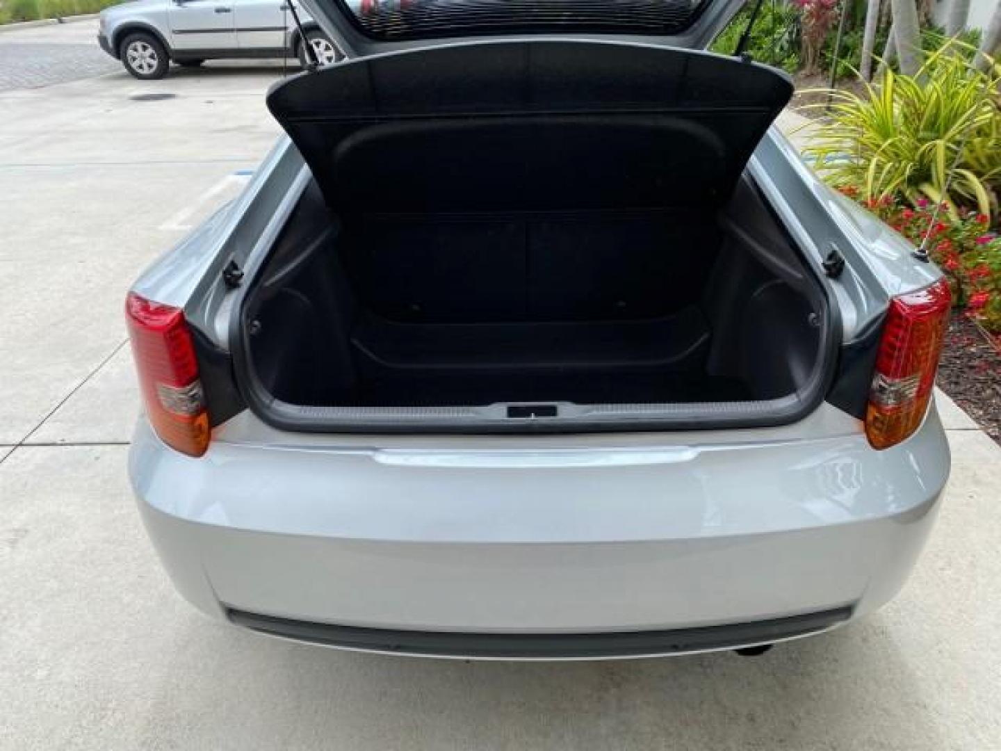 2001 Liquid Silver /Black/Silver Toyota Celica GT COUPE LOW MILES 60,070 (JTDDR32T310) with an 1.8L DOHC MPFI 16-Valve 4-Cyl Engine engine, Automatic transmission, located at 4701 North Dixie Hwy, Pompano Beach, FL, 33064, (954) 422-2889, 26.240938, -80.123474 - OUR WEBPAGE FLORIDACARS1.COM HAS OVER 100 PHOTOS AND FREE CARFAX LINK 2001 Toyota Celica GT Hatchback 2 DR 1.8L I4 F DOHC 16V Gasoline 34 MPG Front Wheel Drive Features Air Conditioning Alloy Wheels AM/FM Stereo Automatic Transmission Cassette Player CD Audio Cloth Seats Cruise Control Power Locks P- Photo#90