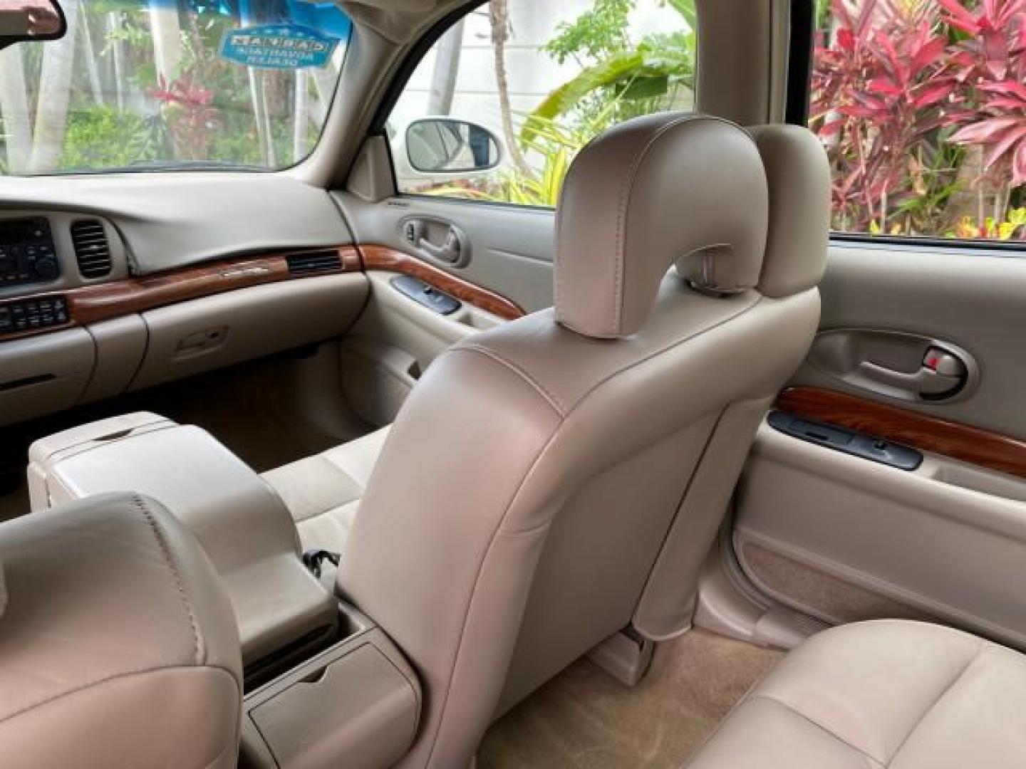 2003 White /Taupe Buick LeSabre LEATHER LOADED LOW MILES 25,425 (1G4HP52K034) with an 3.8L 3800 V6 SFI Engine engine, Automatic transmission, located at 4701 North Dixie Hwy, Pompano Beach, FL, 33064, (954) 422-2889, 26.240938, -80.123474 - OUR WEBPAGE FLORIDACARS1.COM HAS OVER 100 PHOTOS AND FREE CARFAX LINK 2003 Buick Lesabre Custom Sedan 4 DR 3.8L V6 F 12V Gasoline 29 MPG Front Wheel Drive Features ABS Brakes Air Conditioning AM/FM Stereo Automatic Transmission Cassette Player CD Audio Cruise Control Leather Seats Power Locks Power- Photo#79