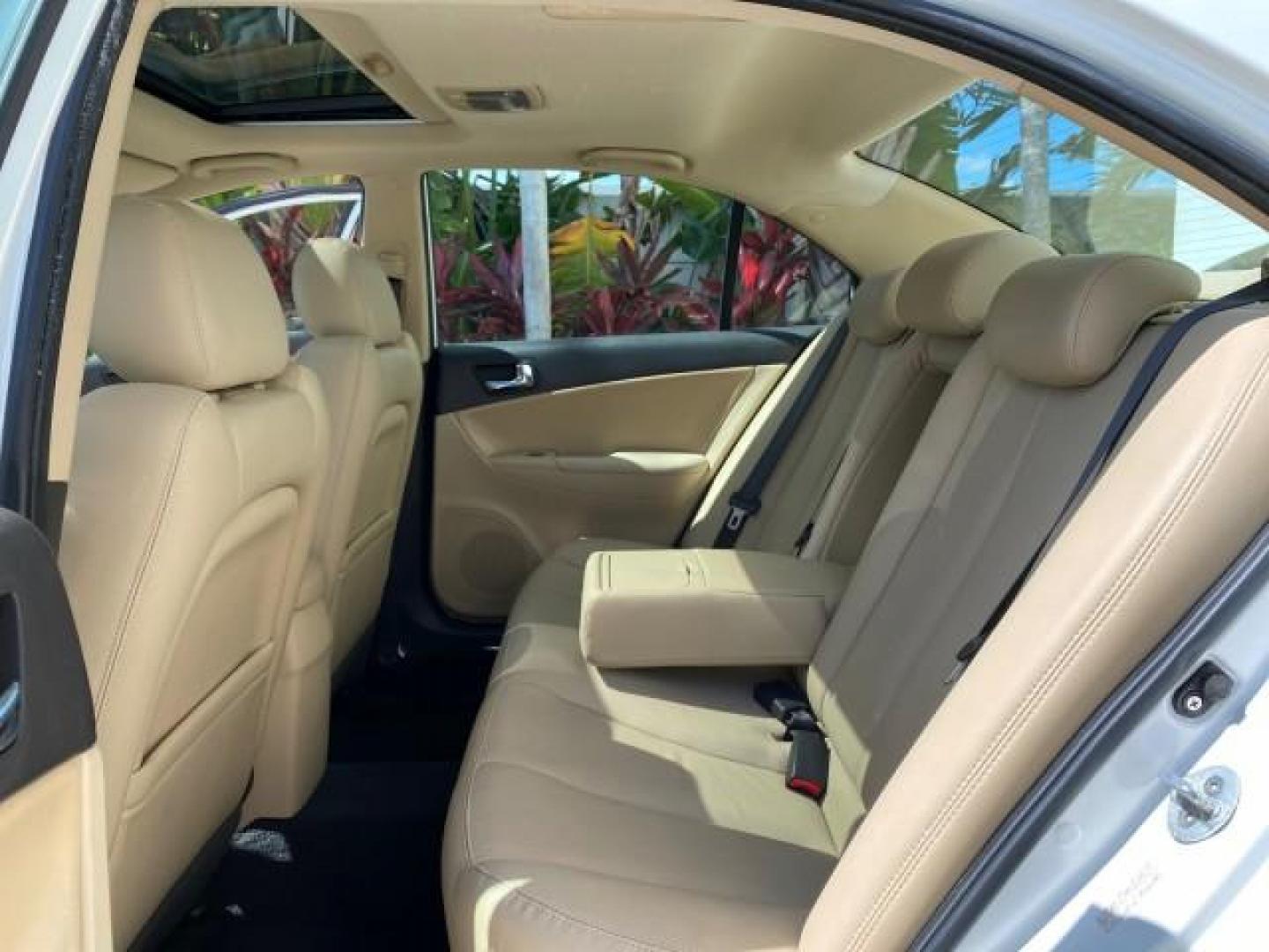 2009 Pearl White /Camel Hyundai Sonata SUNROOF Limited LOW MILES 45,849 (5NPEU46F69H) with an 3.3L DOHC V6 Engine engine, Automatic transmission, located at 4701 North Dixie Hwy, Pompano Beach, FL, 33064, (954) 422-2889, 26.240938, -80.123474 - OUR WEBPAGE FLORIDACARS1.COM HAS OVER 100 PHOTOS AND FREE CARFAX LINK 2009 Hyundai Sonata Limited V6 Sedan 4 DR 3.3L V6 F DOHC 24V Gasoline 19 MPG Front Wheel Drive Features ABS Brakes Air Conditioning Alloy Wheels AM/FM Stereo Automatic Transmission Auxiliary Audio Input CD Audio Cruise Control Fro- Photo#14