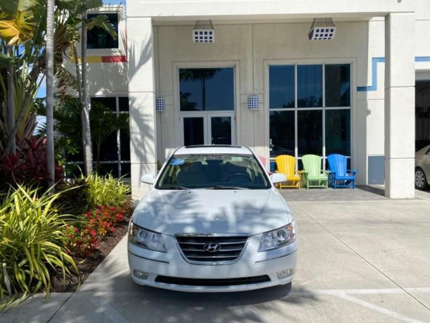 2009 Pearl White /Camel Hyundai Sonata SUNROOF Limited LOW MILES 45,849 (5NPEU46F69H) with an 3.3L DOHC V6 Engine engine, Automatic transmission, located at 4701 North Dixie Hwy, Pompano Beach, FL, 33064, (954) 422-2889, 26.240938, -80.123474 - OUR WEBPAGE FLORIDACARS1.COM HAS OVER 100 PHOTOS AND FREE CARFAX LINK 2009 Hyundai Sonata Limited V6 Sedan 4 DR 3.3L V6 F DOHC 24V Gasoline 19 MPG Front Wheel Drive Features ABS Brakes Air Conditioning Alloy Wheels AM/FM Stereo Automatic Transmission Auxiliary Audio Input CD Audio Cruise Control Fro- Photo#26