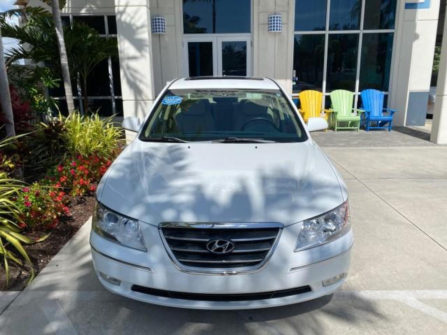 2009 Pearl White /Camel Hyundai Sonata SUNROOF Limited LOW MILES 45,849 (5NPEU46F69H) with an 3.3L DOHC V6 Engine engine, Automatic transmission, located at 4701 North Dixie Hwy, Pompano Beach, FL, 33064, (954) 422-2889, 26.240938, -80.123474 - OUR WEBPAGE FLORIDACARS1.COM HAS OVER 100 PHOTOS AND FREE CARFAX LINK 2009 Hyundai Sonata Limited V6 Sedan 4 DR 3.3L V6 F DOHC 24V Gasoline 19 MPG Front Wheel Drive Features ABS Brakes Air Conditioning Alloy Wheels AM/FM Stereo Automatic Transmission Auxiliary Audio Input CD Audio Cruise Control Fro- Photo#27