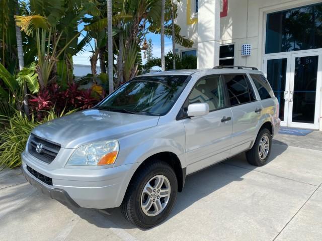 2004 Starlight Silver Metallic /Gray Honda Pilot EX-L 4WD LOW MILES 64,262 (2HKYF18574H) with an 3.5L SOHC PGM-FI 24-Valve VTEC V6 Engine engine, Automatic transmission, located at 4701 North Dixie Hwy, Pompano Beach, FL, 33064, (954) 422-2889, 26.240938, -80.123474 - OUR WEBPAGE FLORIDACARS1.COM HAS OVER 100 PHOTOS AND FREE CARFAX LINK 2004 Honda Pilot EX-L 4WD/AWD 4 Door Wagon/Sport Utility 3.5L V6 F SOHC Gasoline 22 MPG All Wheel Drive Features 4WD/AWD ABS Brakes Air Conditioning Alloy Wheels AM/FM Stereo Automatic Transmission Cassette Player CD Audio Cruise- Photo#28