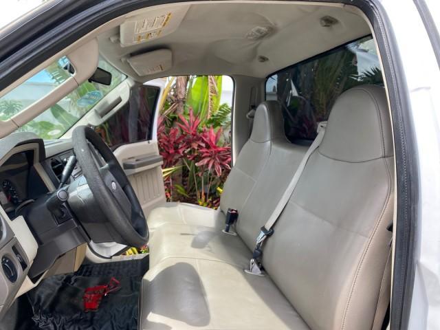 2008 Oxford White /Camel Ford Super Duty F-350 POWER STROKE TURBO DIESEL XL (1FTSF30R88E) with an 6.4L OHV V8 Turbo-Diesel Power Stroke Engine engine, Automatic transmission, located at 4701 North Dixie Hwy, Pompano Beach, FL, 33064, (954) 422-2889, 26.240938, -80.123474 - OUR WEBPAGE FLORIDACARS1.COM HAS OVER 100 PHOTOS AND FREE CARFAX LINK 2008 Ford F-350 Super Duty XL Turbo Diesel Pickup 6.4L V8 F Diesel Rear Wheel Drive Features ABS Brakes AM/FM Stereo Automatic Transmission Bed Liner Long Bed A/C Running Boards Turbo Diesel Engine Vinyl Seats 2008 Ford Super Duty- Photo#10