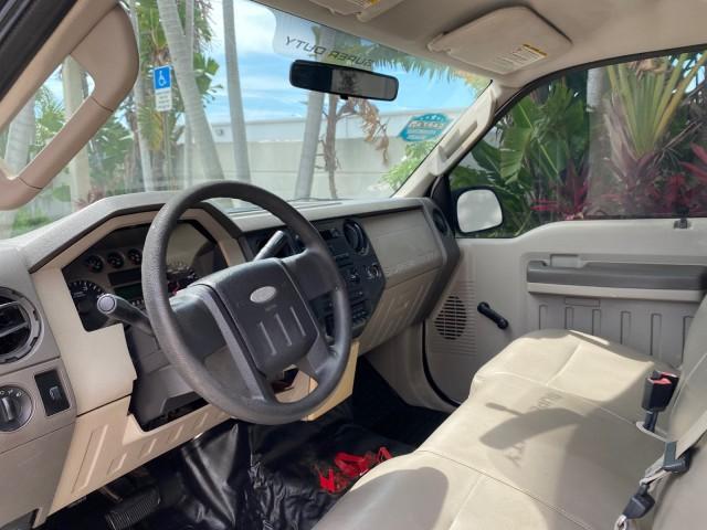 2008 Oxford White /Camel Ford Super Duty F-350 POWER STROKE TURBO DIESEL XL (1FTSF30R88E) with an 6.4L OHV V8 Turbo-Diesel Power Stroke Engine engine, Automatic transmission, located at 4701 North Dixie Hwy, Pompano Beach, FL, 33064, (954) 422-2889, 26.240938, -80.123474 - OUR WEBPAGE FLORIDACARS1.COM HAS OVER 100 PHOTOS AND FREE CARFAX LINK 2008 Ford F-350 Super Duty XL Turbo Diesel Pickup 6.4L V8 F Diesel Rear Wheel Drive Features ABS Brakes AM/FM Stereo Automatic Transmission Bed Liner Long Bed A/C Running Boards Turbo Diesel Engine Vinyl Seats 2008 Ford Super Duty- Photo#49