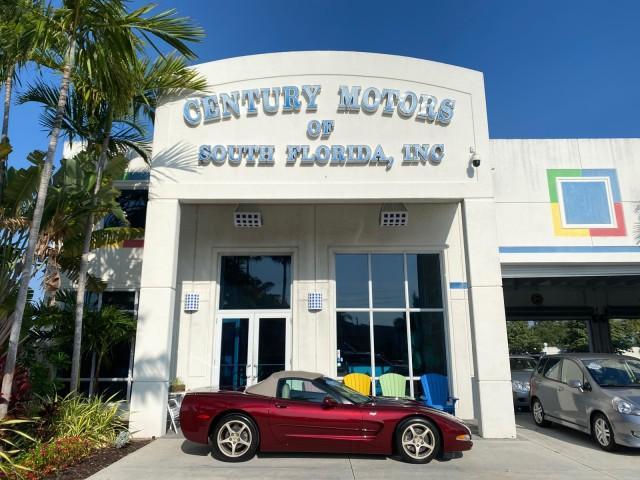 2003 50th Anniversary Red /Light Oak Chevrolet Corvette 50TH CONVERTIBLE LOW MILES 6,742 (1G1YY32G735) with an 5.7L Ls1 V8 SFI Engine engine, Automatic transmission, located at 4701 North Dixie Hwy, Pompano Beach, FL, 33064, (954) 422-2889, 26.240938, -80.123474 - OUR WEBPAGE FLORIDACARS1.COM HAS OVER 100 PHOTOS AND FREE CARFAX LINK 2003 Chevrolet Corvette 50th Anniversary Convertible 5.7L V8 F OHV Gasoline 25 MPG Rear Wheel Drive Features ABS Brakes Air Conditioning Alloy Wheels AM/FM Stereo Automatic Transmission BOSE Sound System CD Audio Cruise Control He- Photo#0