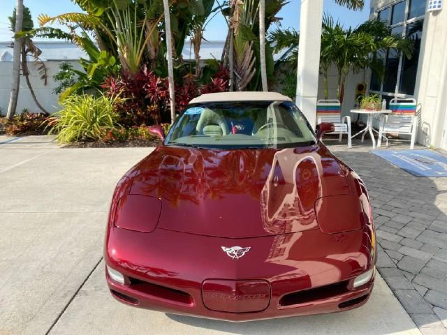 2003 50th Anniversary Red /Light Oak Chevrolet Corvette 50TH CONVERTIBLE LOW MILES 6,742 (1G1YY32G735) with an 5.7L Ls1 V8 SFI Engine engine, Automatic transmission, located at 4701 North Dixie Hwy, Pompano Beach, FL, 33064, (954) 422-2889, 26.240938, -80.123474 - OUR WEBPAGE FLORIDACARS1.COM HAS OVER 100 PHOTOS AND FREE CARFAX LINK 2003 Chevrolet Corvette 50th Anniversary Convertible 5.7L V8 F OHV Gasoline 25 MPG Rear Wheel Drive Features ABS Brakes Air Conditioning Alloy Wheels AM/FM Stereo Automatic Transmission BOSE Sound System CD Audio Cruise Control He- Photo#2