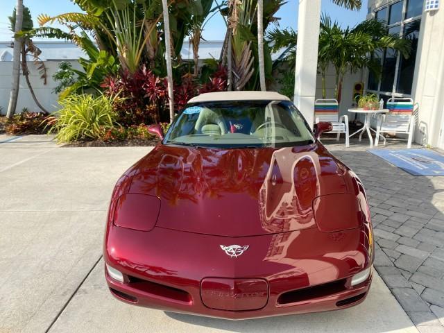 2003 50th Anniversary Red /Light Oak Chevrolet Corvette 50TH CONVERTIBLE LOW MILES 6,742 (1G1YY32G735) with an 5.7L Ls1 V8 SFI Engine engine, Automatic transmission, located at 4701 North Dixie Hwy, Pompano Beach, FL, 33064, (954) 422-2889, 26.240938, -80.123474 - OUR WEBPAGE FLORIDACARS1.COM HAS OVER 100 PHOTOS AND FREE CARFAX LINK 2003 Chevrolet Corvette 50th Anniversary Convertible 5.7L V8 F OHV Gasoline 25 MPG Rear Wheel Drive Features ABS Brakes Air Conditioning Alloy Wheels AM/FM Stereo Automatic Transmission BOSE Sound System CD Audio Cruise Control He- Photo#2