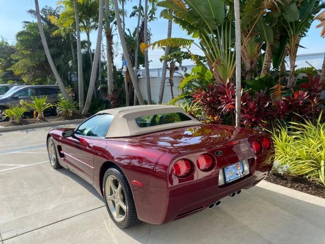 2003 50th Anniversary Red /Light Oak Chevrolet Corvette 50TH CONVERTIBLE LOW MILES 6,742 (1G1YY32G735) with an 5.7L Ls1 V8 SFI Engine engine, Automatic transmission, located at 4701 North Dixie Hwy, Pompano Beach, FL, 33064, (954) 422-2889, 26.240938, -80.123474 - OUR WEBPAGE FLORIDACARS1.COM HAS OVER 100 PHOTOS AND FREE CARFAX LINK 2003 Chevrolet Corvette 50th Anniversary Convertible 5.7L V8 F OHV Gasoline 25 MPG Rear Wheel Drive Features ABS Brakes Air Conditioning Alloy Wheels AM/FM Stereo Automatic Transmission BOSE Sound System CD Audio Cruise Control He- Photo#5