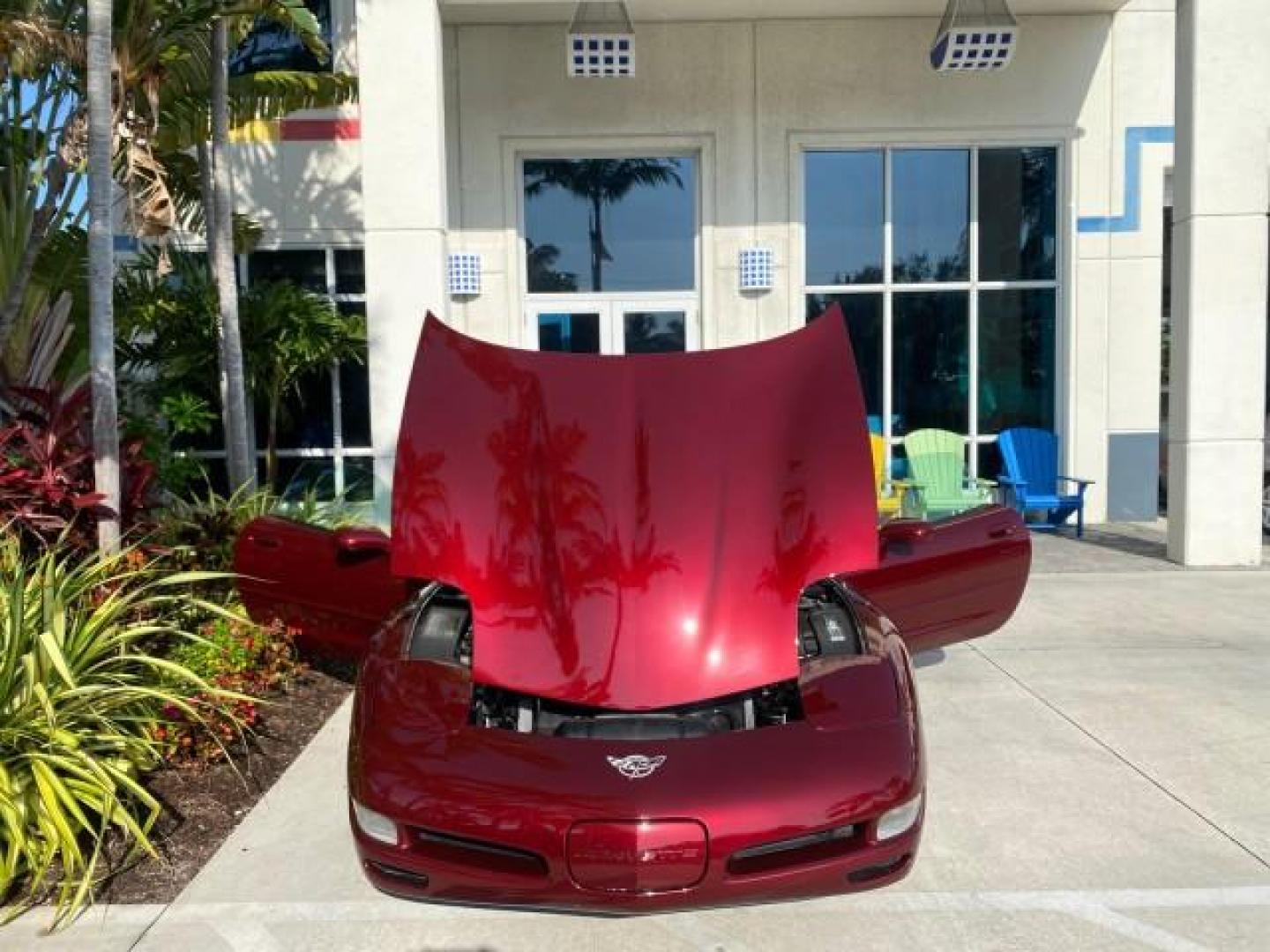 2003 50th Anniversary Red /Light Oak Chevrolet Corvette 50TH CONVERTIBLE LOW MILES 6,742 (1G1YY32G735) with an 5.7L Ls1 V8 SFI Engine engine, Automatic transmission, located at 4701 North Dixie Hwy, Pompano Beach, FL, 33064, (954) 422-2889, 26.240938, -80.123474 - OUR WEBPAGE FLORIDACARS1.COM HAS OVER 100 PHOTOS AND FREE CARFAX LINK 2003 Chevrolet Corvette 50th Anniversary Convertible 5.7L V8 F OHV Gasoline 25 MPG Rear Wheel Drive Features ABS Brakes Air Conditioning Alloy Wheels AM/FM Stereo Automatic Transmission BOSE Sound System CD Audio Cruise Control He- Photo#17