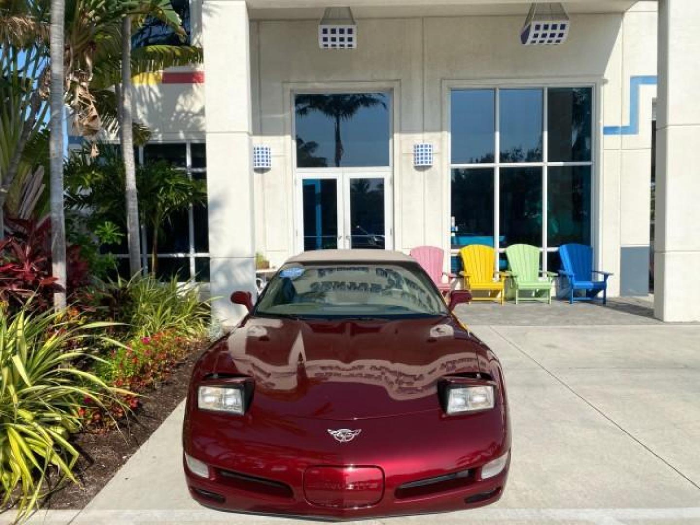 2003 50th Anniversary Red /Light Oak Chevrolet Corvette 50TH CONVERTIBLE LOW MILES 6,742 (1G1YY32G735) with an 5.7L Ls1 V8 SFI Engine engine, Automatic transmission, located at 4701 North Dixie Hwy, Pompano Beach, FL, 33064, (954) 422-2889, 26.240938, -80.123474 - OUR WEBPAGE FLORIDACARS1.COM HAS OVER 100 PHOTOS AND FREE CARFAX LINK 2003 Chevrolet Corvette 50th Anniversary Convertible 5.7L V8 F OHV Gasoline 25 MPG Rear Wheel Drive Features ABS Brakes Air Conditioning Alloy Wheels AM/FM Stereo Automatic Transmission BOSE Sound System CD Audio Cruise Control He- Photo#28