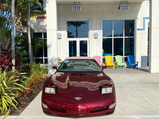 2003 50th Anniversary Red /Light Oak Chevrolet Corvette 50TH CONVERTIBLE LOW MILES 6,742 (1G1YY32G735) with an 5.7L Ls1 V8 SFI Engine engine, Automatic transmission, located at 4701 North Dixie Hwy, Pompano Beach, FL, 33064, (954) 422-2889, 26.240938, -80.123474 - OUR WEBPAGE FLORIDACARS1.COM HAS OVER 100 PHOTOS AND FREE CARFAX LINK 2003 Chevrolet Corvette 50th Anniversary Convertible 5.7L V8 F OHV Gasoline 25 MPG Rear Wheel Drive Features ABS Brakes Air Conditioning Alloy Wheels AM/FM Stereo Automatic Transmission BOSE Sound System CD Audio Cruise Control He- Photo#28