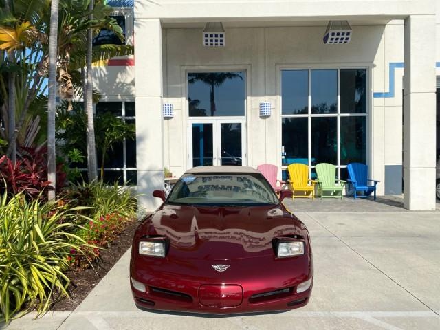 2003 50th Anniversary Red /Light Oak Chevrolet Corvette 50TH CONVERTIBLE LOW MILES 6,742 (1G1YY32G735) with an 5.7L Ls1 V8 SFI Engine engine, Automatic transmission, located at 4701 North Dixie Hwy, Pompano Beach, FL, 33064, (954) 422-2889, 26.240938, -80.123474 - OUR WEBPAGE FLORIDACARS1.COM HAS OVER 100 PHOTOS AND FREE CARFAX LINK 2003 Chevrolet Corvette 50th Anniversary Convertible 5.7L V8 F OHV Gasoline 25 MPG Rear Wheel Drive Features ABS Brakes Air Conditioning Alloy Wheels AM/FM Stereo Automatic Transmission BOSE Sound System CD Audio Cruise Control He- Photo#30