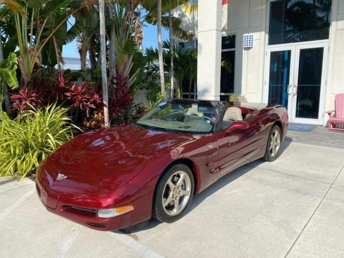 2003 50th Anniversary Red /Light Oak Chevrolet Corvette 50TH CONVERTIBLE LOW MILES 6,742 (1G1YY32G735) with an 5.7L Ls1 V8 SFI Engine engine, Automatic transmission, located at 4701 North Dixie Hwy, Pompano Beach, FL, 33064, (954) 422-2889, 26.240938, -80.123474 - OUR WEBPAGE FLORIDACARS1.COM HAS OVER 100 PHOTOS AND FREE CARFAX LINK 2003 Chevrolet Corvette 50th Anniversary Convertible 5.7L V8 F OHV Gasoline 25 MPG Rear Wheel Drive Features ABS Brakes Air Conditioning Alloy Wheels AM/FM Stereo Automatic Transmission BOSE Sound System CD Audio Cruise Control He- Photo#32