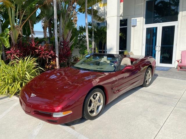 2003 50th Anniversary Red /Light Oak Chevrolet Corvette 50TH CONVERTIBLE LOW MILES 6,742 (1G1YY32G735) with an 5.7L Ls1 V8 SFI Engine engine, Automatic transmission, located at 4701 North Dixie Hwy, Pompano Beach, FL, 33064, (954) 422-2889, 26.240938, -80.123474 - OUR WEBPAGE FLORIDACARS1.COM HAS OVER 100 PHOTOS AND FREE CARFAX LINK 2003 Chevrolet Corvette 50th Anniversary Convertible 5.7L V8 F OHV Gasoline 25 MPG Rear Wheel Drive Features ABS Brakes Air Conditioning Alloy Wheels AM/FM Stereo Automatic Transmission BOSE Sound System CD Audio Cruise Control He- Photo#32