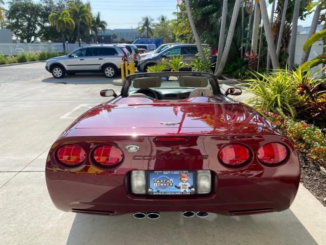 2003 50th Anniversary Red /Light Oak Chevrolet Corvette 50TH CONVERTIBLE LOW MILES 6,742 (1G1YY32G735) with an 5.7L Ls1 V8 SFI Engine engine, Automatic transmission, located at 4701 North Dixie Hwy, Pompano Beach, FL, 33064, (954) 422-2889, 26.240938, -80.123474 - OUR WEBPAGE FLORIDACARS1.COM HAS OVER 100 PHOTOS AND FREE CARFAX LINK 2003 Chevrolet Corvette 50th Anniversary Convertible 5.7L V8 F OHV Gasoline 25 MPG Rear Wheel Drive Features ABS Brakes Air Conditioning Alloy Wheels AM/FM Stereo Automatic Transmission BOSE Sound System CD Audio Cruise Control He- Photo#47