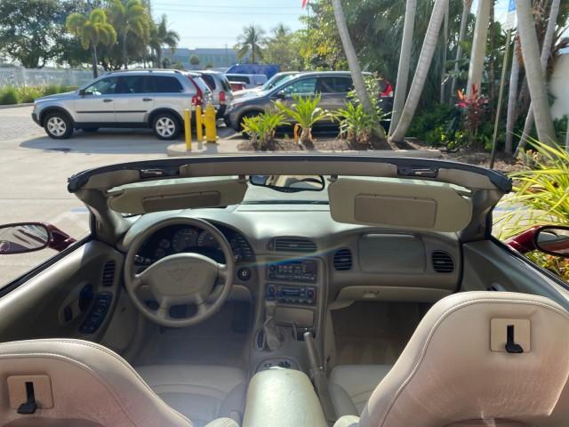 2003 50th Anniversary Red /Light Oak Chevrolet Corvette 50TH CONVERTIBLE LOW MILES 6,742 (1G1YY32G735) with an 5.7L Ls1 V8 SFI Engine engine, Automatic transmission, located at 4701 North Dixie Hwy, Pompano Beach, FL, 33064, (954) 422-2889, 26.240938, -80.123474 - OUR WEBPAGE FLORIDACARS1.COM HAS OVER 100 PHOTOS AND FREE CARFAX LINK 2003 Chevrolet Corvette 50th Anniversary Convertible 5.7L V8 F OHV Gasoline 25 MPG Rear Wheel Drive Features ABS Brakes Air Conditioning Alloy Wheels AM/FM Stereo Automatic Transmission BOSE Sound System CD Audio Cruise Control He- Photo#55
