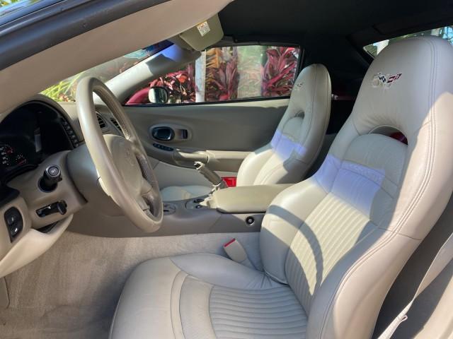 2003 50th Anniversary Red /Light Oak Chevrolet Corvette 50TH CONVERTIBLE LOW MILES 6,742 (1G1YY32G735) with an 5.7L Ls1 V8 SFI Engine engine, Automatic transmission, located at 4701 North Dixie Hwy, Pompano Beach, FL, 33064, (954) 422-2889, 26.240938, -80.123474 - OUR WEBPAGE FLORIDACARS1.COM HAS OVER 100 PHOTOS AND FREE CARFAX LINK 2003 Chevrolet Corvette 50th Anniversary Convertible 5.7L V8 F OHV Gasoline 25 MPG Rear Wheel Drive Features ABS Brakes Air Conditioning Alloy Wheels AM/FM Stereo Automatic Transmission BOSE Sound System CD Audio Cruise Control He- Photo#66