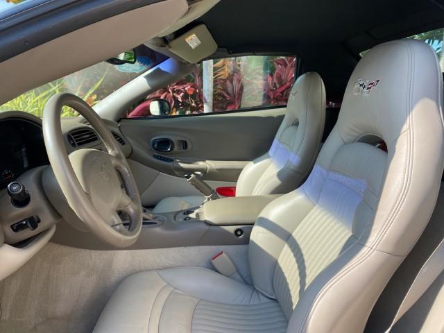 2003 50th Anniversary Red /Light Oak Chevrolet Corvette 50TH CONVERTIBLE LOW MILES 6,742 (1G1YY32G735) with an 5.7L Ls1 V8 SFI Engine engine, Automatic transmission, located at 4701 North Dixie Hwy, Pompano Beach, FL, 33064, (954) 422-2889, 26.240938, -80.123474 - OUR WEBPAGE FLORIDACARS1.COM HAS OVER 100 PHOTOS AND FREE CARFAX LINK 2003 Chevrolet Corvette 50th Anniversary Convertible 5.7L V8 F OHV Gasoline 25 MPG Rear Wheel Drive Features ABS Brakes Air Conditioning Alloy Wheels AM/FM Stereo Automatic Transmission BOSE Sound System CD Audio Cruise Control He- Photo#67