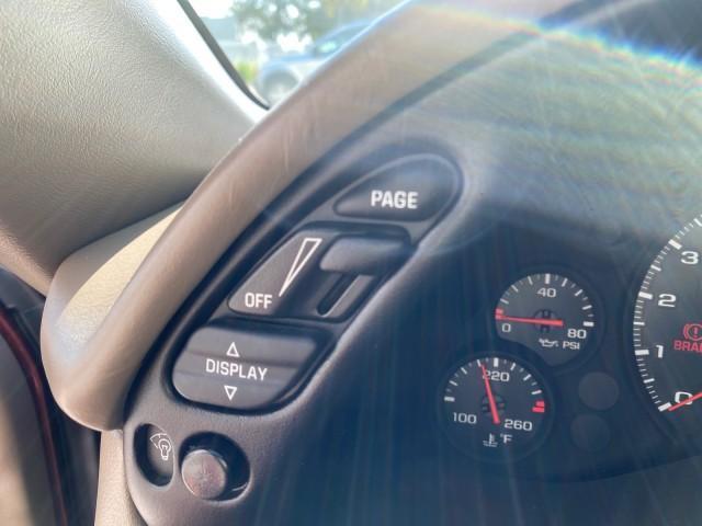 2003 50th Anniversary Red /Light Oak Chevrolet Corvette 50TH CONVERTIBLE LOW MILES 6,742 (1G1YY32G735) with an 5.7L Ls1 V8 SFI Engine engine, Automatic transmission, located at 4701 North Dixie Hwy, Pompano Beach, FL, 33064, (954) 422-2889, 26.240938, -80.123474 - OUR WEBPAGE FLORIDACARS1.COM HAS OVER 100 PHOTOS AND FREE CARFAX LINK 2003 Chevrolet Corvette 50th Anniversary Convertible 5.7L V8 F OHV Gasoline 25 MPG Rear Wheel Drive Features ABS Brakes Air Conditioning Alloy Wheels AM/FM Stereo Automatic Transmission BOSE Sound System CD Audio Cruise Control He- Photo#75