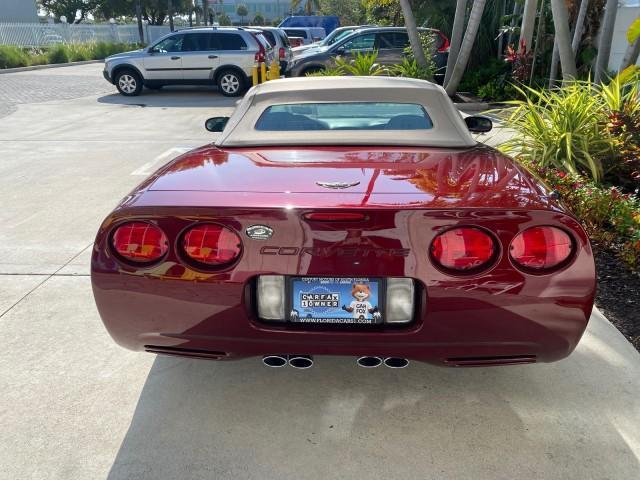 2003 50th Anniversary Red /Light Oak Chevrolet Corvette 50TH CONVERTIBLE LOW MILES 6,742 (1G1YY32G735) with an 5.7L Ls1 V8 SFI Engine engine, Automatic transmission, located at 4701 North Dixie Hwy, Pompano Beach, FL, 33064, (954) 422-2889, 26.240938, -80.123474 - OUR WEBPAGE FLORIDACARS1.COM HAS OVER 100 PHOTOS AND FREE CARFAX LINK 2003 Chevrolet Corvette 50th Anniversary Convertible 5.7L V8 F OHV Gasoline 25 MPG Rear Wheel Drive Features ABS Brakes Air Conditioning Alloy Wheels AM/FM Stereo Automatic Transmission BOSE Sound System CD Audio Cruise Control He- Photo#99