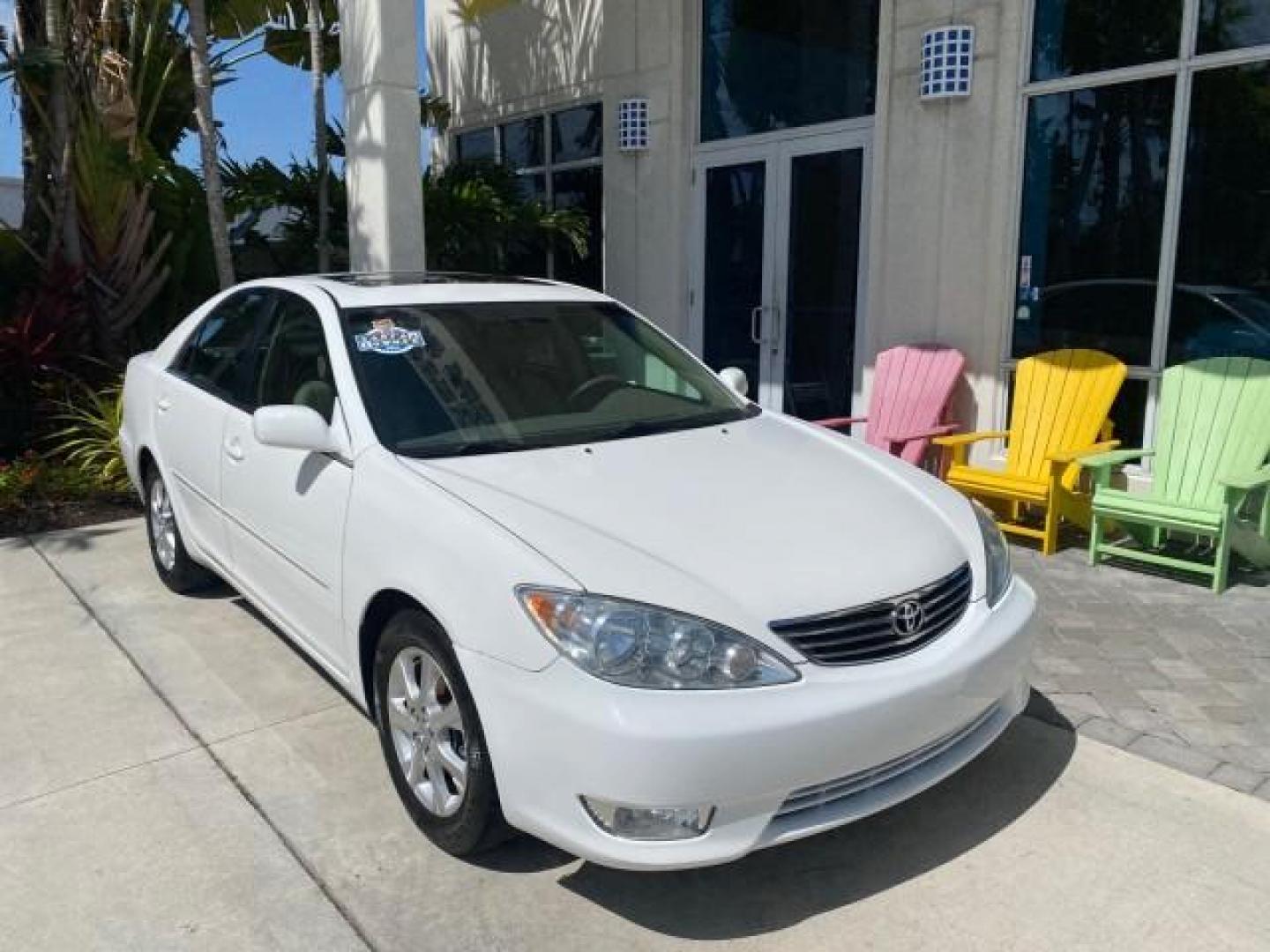 2006 Super White /Taupe Toyota Camry XLE V6 LOW MILES 65,439 (4T1BF30K76U) with an 3.0L DOHC SEFI 24-Valve V6 Engine engine, Automatic transmission, located at 4701 North Dixie Hwy, Pompano Beach, FL, 33064, (954) 422-2889, 26.240938, -80.123474 - OUR WEBPAGE FLORIDACARS1.COM HAS OVER 100 PHOTOS AND FREE CARFAX LINK 2006 Toyota Camry XLE V6 1 OWNER Sedan 4 DR 3.0L V6 F DOHC 24V Gasoline 29 MPG Front Wheel Drive Features ABS Brakes Air Conditioning Alloy Wheels AM/FM Stereo Automatic Transmission Cassette Player CD Audio Cruise Control JBL Sou- Photo#1
