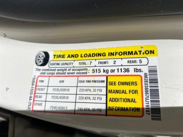 2007 Oxford White /Camel Mercury Mountaineer SUV Premier 1 OWNER (4M2EU38867U) with an 4.6L SOHC 24-Valve V8 Engine engine, Automatic transmission, located at 4701 North Dixie Hwy, Pompano Beach, FL, 33064, (954) 422-2889, 26.240938, -80.123474 - OUR WEBPAGE FLORIDACARS1.COM HAS OVER 100 PHOTOS AND FREE CARFAX LINK 2007 Mercury Mountaineer Premier 4 Door Wagon/Sport Utility 4.6L V8 F SOHC Gasoline 21 MPG Rear Wheel Drive Features ABS Brakes Air Conditioning Alloy Wheels AM/FM Stereo Audiophile Sound System Automatic Transmission Auxiliary Au- Photo#74
