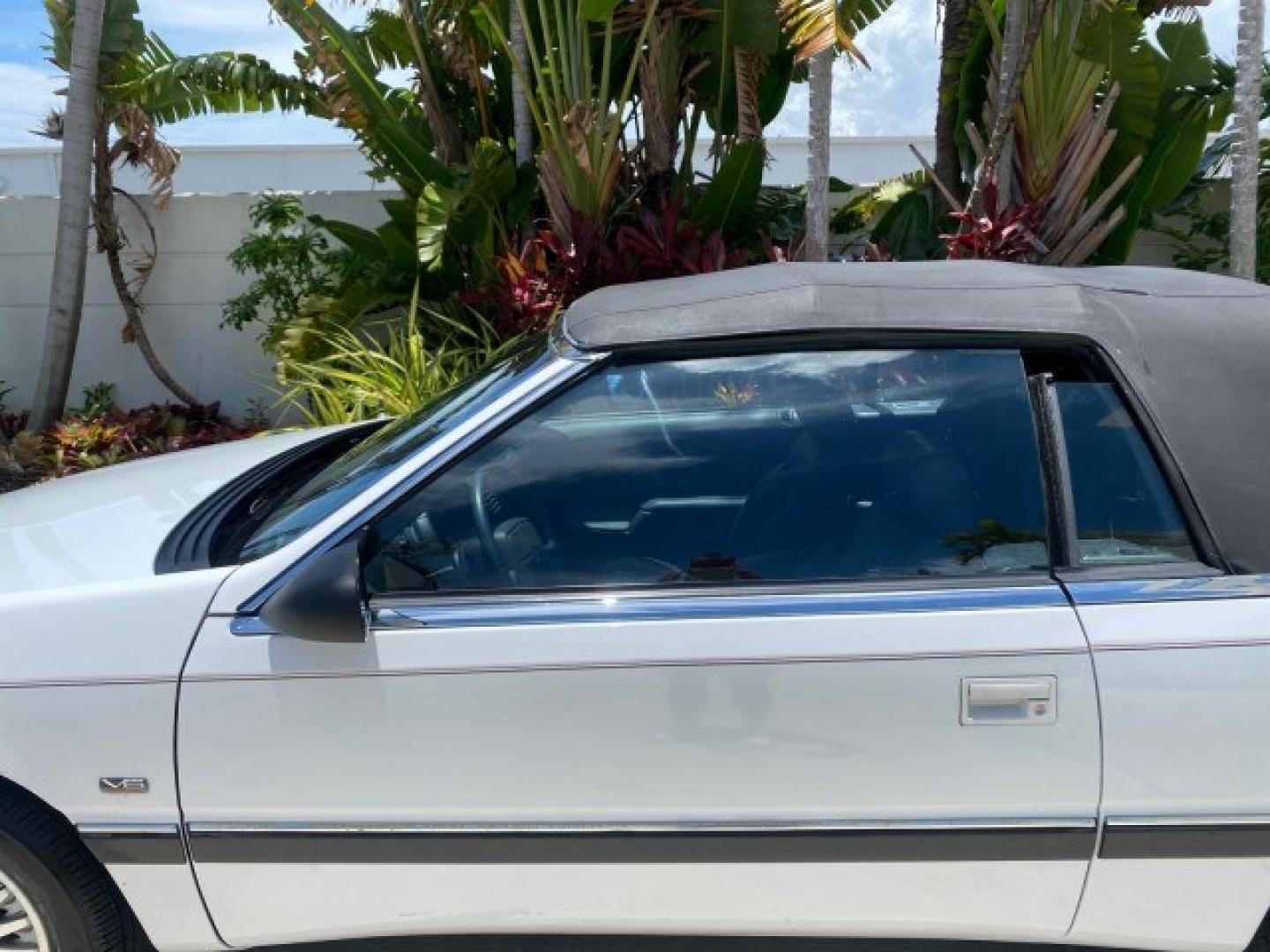 1993 White /Black Chrysler Lebaron CONV LX LOW MILES 26,305 (1C3XU5532PF) with an 3.0L SMFI 6-Cyl Engine engine, Automatic transmission, located at 4701 North Dixie Hwy, Pompano Beach, FL, 33064, (954) 422-2889, 26.240938, -80.123474 - OUR WEBPAGE FLORIDACARS1.COM HAS OVER 100 PHOTOS AND FREE CARFAX LINK 1993 Chrysler LeBaron Convertible 3.0L V6 F SOHC 12V Gasoline Front Wheel Drive Features ABS Brakes Air Conditioning Alloy Wheels AM/FM Stereo Automatic Transmission Cassette Player Cruise Control Leather Seats Power Locks Power S- Photo#36
