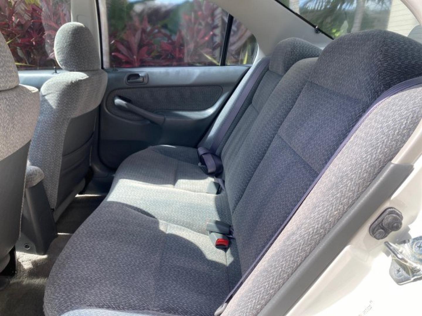 2000 Taffeta White /Gray Honda Civic EX LOW MILES 45,406 (1HGEJ8642YL) with an 1.6L SOHC VTEC 16-Valve I4 Engine engine, Automatic transmission, located at 4701 North Dixie Hwy, Pompano Beach, FL, 33064, (954) 422-2889, 26.240938, -80.123474 - OUR WEBPAGE FLORIDACARS1.COM HAS OVER 100 PHOTOS AND FREE CARFAX LINK 2000 Honda Civic EX Sedan 4 DR 1.6L I4 F 16V Gasoline 35 MPG Front Wheel Drive Features ABS Brakes Air Conditioning AM/FM Stereo Automatic Transmission CD Audio Cruise Control Power Locks Power Mirrors Power Windows Rear Defroster- Photo#79