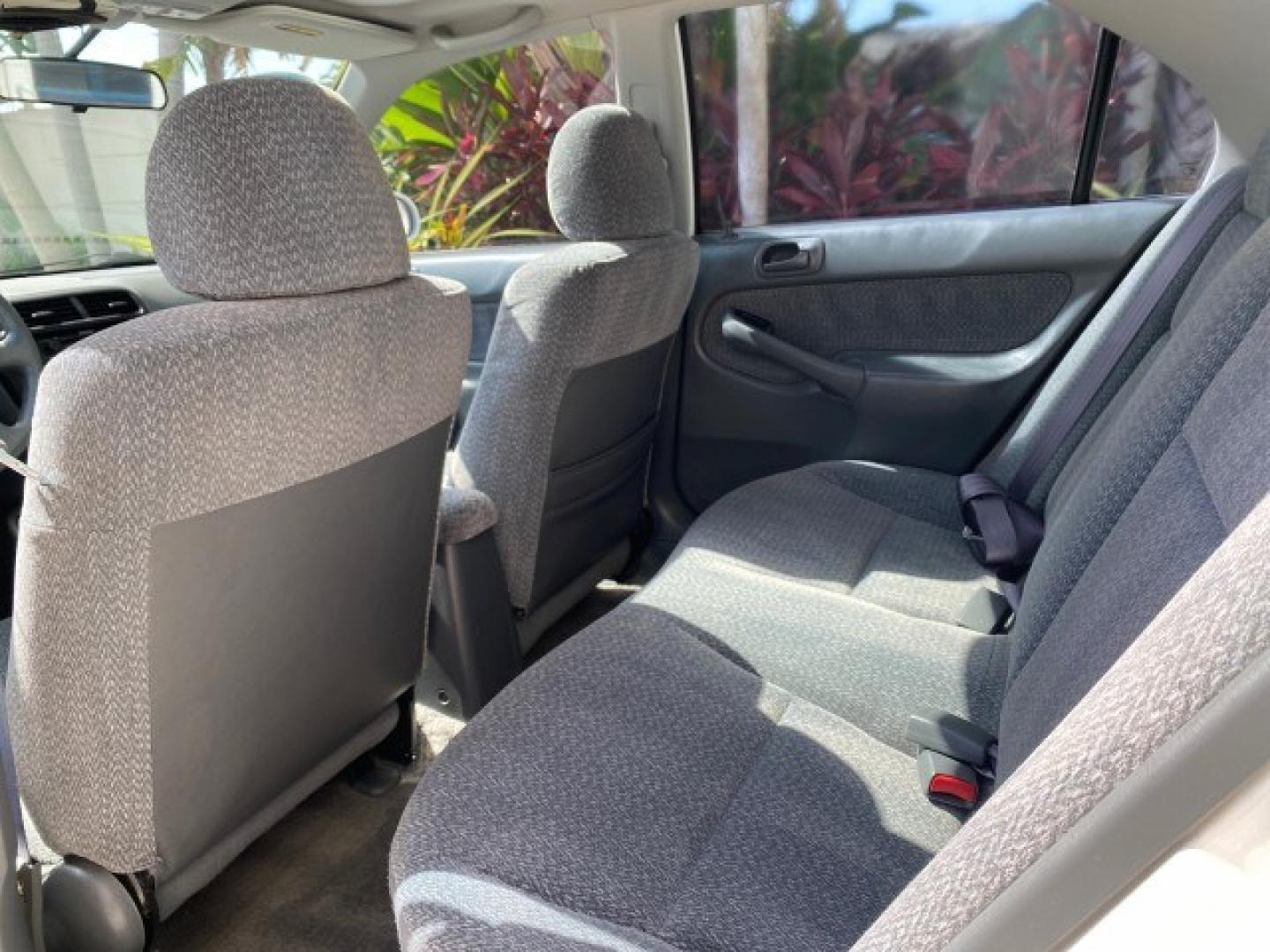 2000 Taffeta White /Gray Honda Civic EX LOW MILES 45,406 (1HGEJ8642YL) with an 1.6L SOHC VTEC 16-Valve I4 Engine engine, Automatic transmission, located at 4701 North Dixie Hwy, Pompano Beach, FL, 33064, (954) 422-2889, 26.240938, -80.123474 - OUR WEBPAGE FLORIDACARS1.COM HAS OVER 100 PHOTOS AND FREE CARFAX LINK 2000 Honda Civic EX Sedan 4 DR 1.6L I4 F 16V Gasoline 35 MPG Front Wheel Drive Features ABS Brakes Air Conditioning AM/FM Stereo Automatic Transmission CD Audio Cruise Control Power Locks Power Mirrors Power Windows Rear Defroster- Photo#82