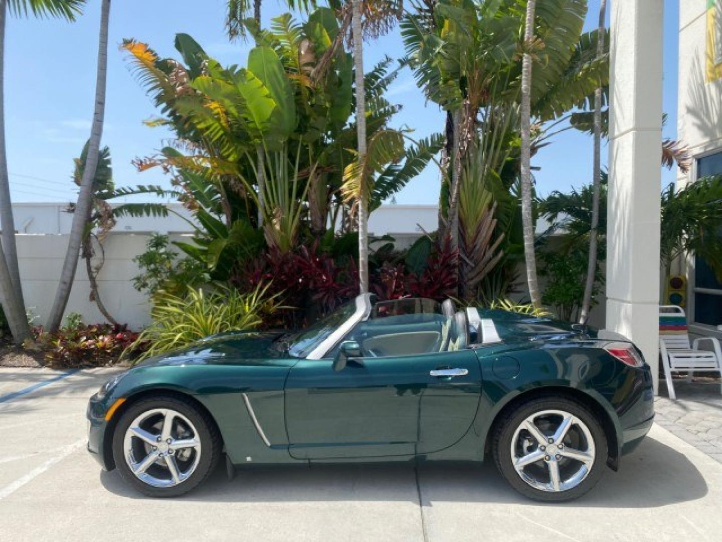 2008 Forest Green /Tan Saturn Sky AUTO TURBO Red Line LOW MILES 3,949 (1G8MG35X48Y) with an Turbocharged And Intercooled Ecotec 2.0L VVT DOHC 4-Cyl Aluminum Engine engine, Automatic transmission, located at 4701 North Dixie Hwy, Pompano Beach, FL, 33064, (954) 422-2889, 26.240938, -80.123474 - OUR WEBPAGE FLORIDACARS1.COM HAS OVER 100 PHOTOS AND FREE CARFAX LINK 2008 Saturn SKY Red Line Turbo All Original Paint Collectors Welcome Convertible 2.0L I4 F DOHC Gasoline 31 MPG Rear Wheel Drive Features ABS Brakes Air Conditioning Alloy Wheels AM/FM Stereo Automatic Transmission CD Audio Cruise- Photo#89