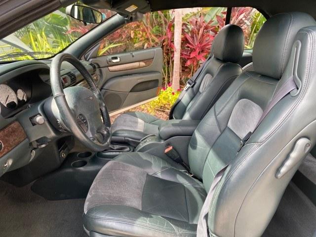 2004 Stone White /Dark Slate Gray Chrysler Sebring Limited LOW MILES 65,491 (1C3EL65R14N) with an 2.7L MPI DOHC 24-Valve V6 Engine engine, Automatic transmission, located at 4701 North Dixie Hwy, Pompano Beach, FL, 33064, (954) 422-2889, 26.240938, -80.123474 - OUR WEBPAGE FLORIDACARS1.COM HAS OVER 100 PHOTOS AND FREE CARFAX LINK 2004 Chrysler Sebring Limited Convertible 2.7L V6 F DOHC Gasoline 28 MPG Front Wheel Drive Features ABS Brakes Air Conditioning Alloy Wheels AM/FM Stereo Automatic Transmission CD Audio Cruise Control Infinity Sound System Leather- Photo#10