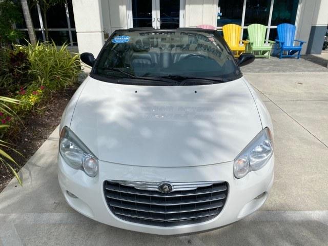 2004 Stone White /Dark Slate Gray Chrysler Sebring Limited LOW MILES 65,491 (1C3EL65R14N) with an 2.7L MPI DOHC 24-Valve V6 Engine engine, Automatic transmission, located at 4701 North Dixie Hwy, Pompano Beach, FL, 33064, (954) 422-2889, 26.240938, -80.123474 - OUR WEBPAGE FLORIDACARS1.COM HAS OVER 100 PHOTOS AND FREE CARFAX LINK 2004 Chrysler Sebring Limited Convertible 2.7L V6 F DOHC Gasoline 28 MPG Front Wheel Drive Features ABS Brakes Air Conditioning Alloy Wheels AM/FM Stereo Automatic Transmission CD Audio Cruise Control Infinity Sound System Leather- Photo#29