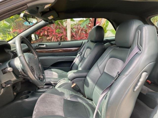 2004 Stone White /Dark Slate Gray Chrysler Sebring Limited LOW MILES 65,491 (1C3EL65R14N) with an 2.7L MPI DOHC 24-Valve V6 Engine engine, Automatic transmission, located at 4701 North Dixie Hwy, Pompano Beach, FL, 33064, (954) 422-2889, 26.240938, -80.123474 - OUR WEBPAGE FLORIDACARS1.COM HAS OVER 100 PHOTOS AND FREE CARFAX LINK 2004 Chrysler Sebring Limited Convertible 2.7L V6 F DOHC Gasoline 28 MPG Front Wheel Drive Features ABS Brakes Air Conditioning Alloy Wheels AM/FM Stereo Automatic Transmission CD Audio Cruise Control Infinity Sound System Leather- Photo#53