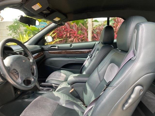 2004 Stone White /Dark Slate Gray Chrysler Sebring Limited LOW MILES 65,491 (1C3EL65R14N) with an 2.7L MPI DOHC 24-Valve V6 Engine engine, Automatic transmission, located at 4701 North Dixie Hwy, Pompano Beach, FL, 33064, (954) 422-2889, 26.240938, -80.123474 - OUR WEBPAGE FLORIDACARS1.COM HAS OVER 100 PHOTOS AND FREE CARFAX LINK 2004 Chrysler Sebring Limited Convertible 2.7L V6 F DOHC Gasoline 28 MPG Front Wheel Drive Features ABS Brakes Air Conditioning Alloy Wheels AM/FM Stereo Automatic Transmission CD Audio Cruise Control Infinity Sound System Leather- Photo#55
