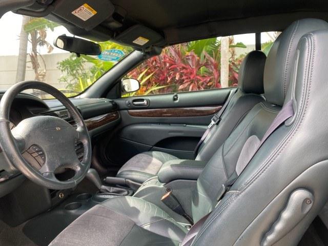 2004 Stone White /Dark Slate Gray Chrysler Sebring Limited LOW MILES 65,491 (1C3EL65R14N) with an 2.7L MPI DOHC 24-Valve V6 Engine engine, Automatic transmission, located at 4701 North Dixie Hwy, Pompano Beach, FL, 33064, (954) 422-2889, 26.240938, -80.123474 - OUR WEBPAGE FLORIDACARS1.COM HAS OVER 100 PHOTOS AND FREE CARFAX LINK 2004 Chrysler Sebring Limited Convertible 2.7L V6 F DOHC Gasoline 28 MPG Front Wheel Drive Features ABS Brakes Air Conditioning Alloy Wheels AM/FM Stereo Automatic Transmission CD Audio Cruise Control Infinity Sound System Leather- Photo#56