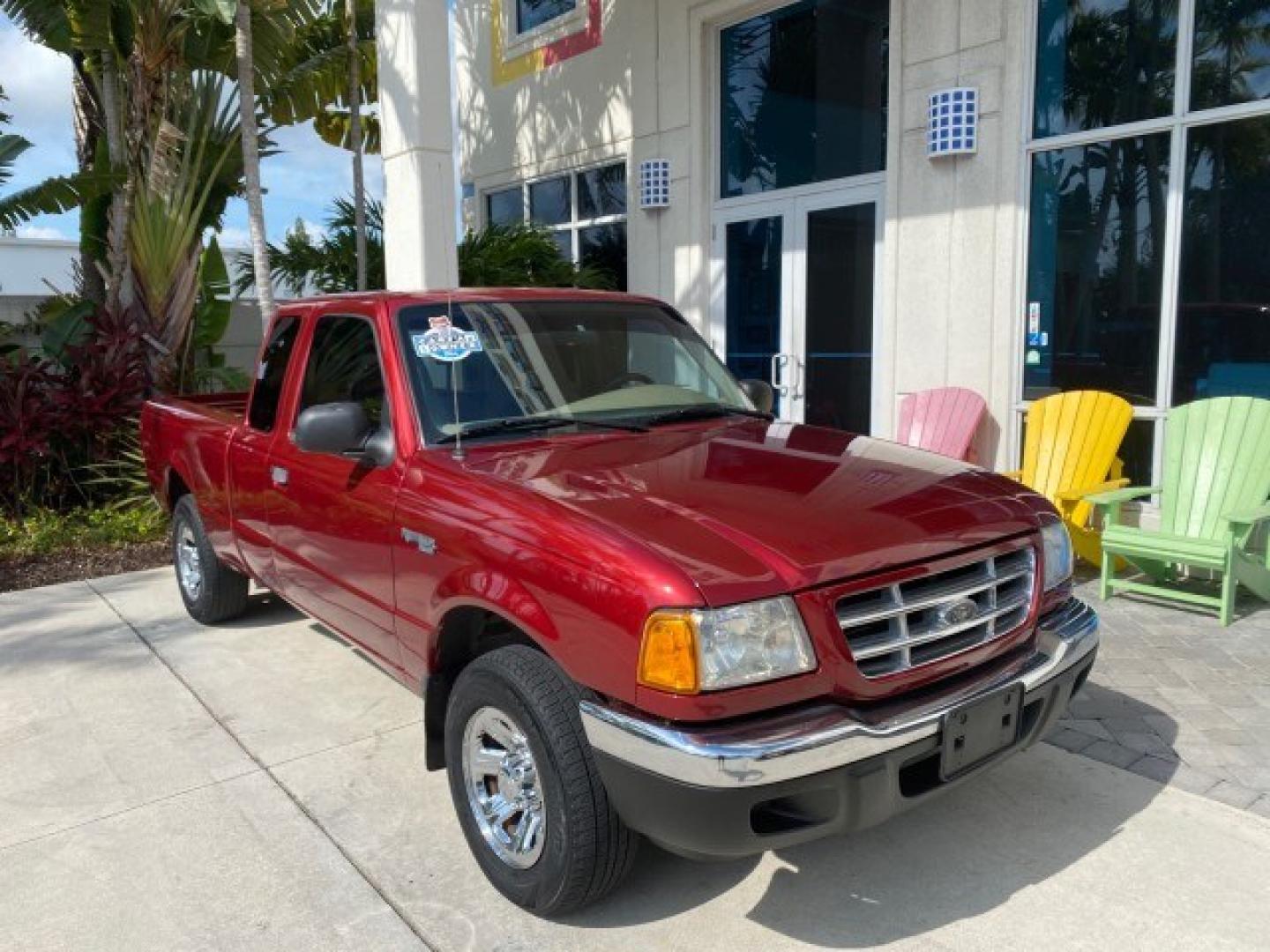 2002 Toreador Red Metallic /Med Prairie Tan Ford Ranger XLT LOW MILES 58,532 1 OWNER (1FTYR44V42P) with an 3.0L SEFI V6 Engine engine, Automatic transmission, located at 4701 North Dixie Hwy, Pompano Beach, FL, 33064, (954) 422-2889, 26.240938, -80.123474 - OUR WEBPAGE FLORIDACARS1.COM HAS OVER 100 PHOTOS AND FREE CARFAX LINK 2002 Ford Ranger XLT 1 OWNER 4 Door Extended Cab Pickup 3.0L V6 F Flex Fuel 22 MPG Rear Wheel Drive Features ABS Brakes Air Conditioning AM/FM Stereo Automatic Transmission CD Audio Cloth Seats Cruise Control Power Locks Power Mir- Photo#1