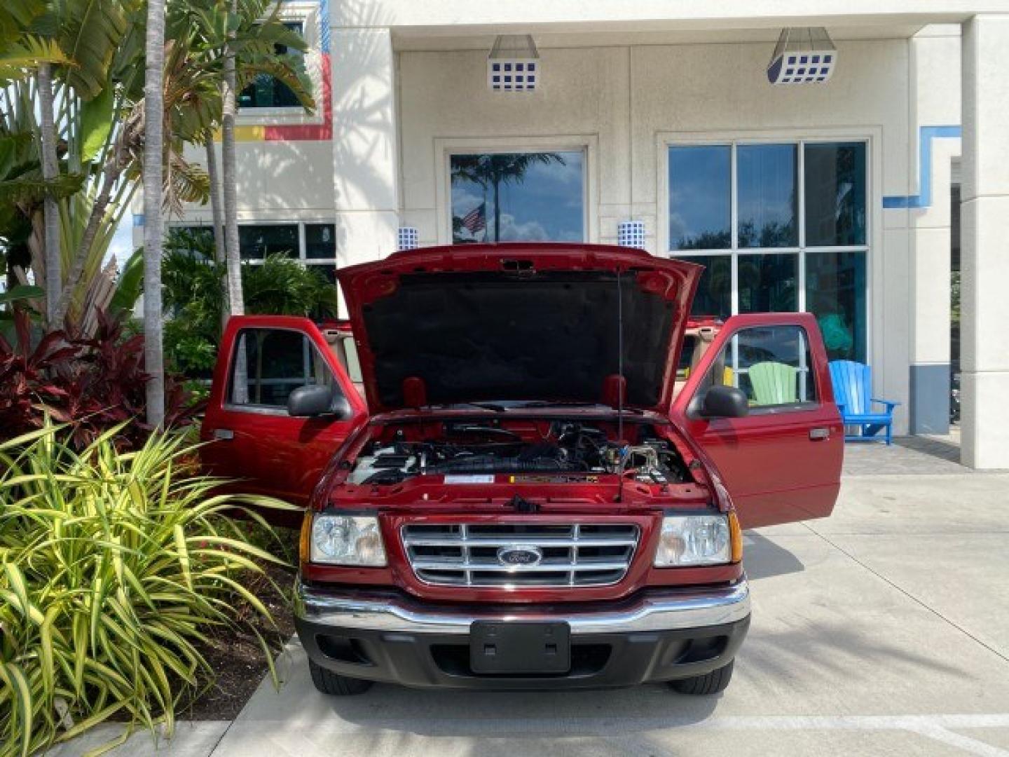 2002 Toreador Red Metallic /Med Prairie Tan Ford Ranger XLT LOW MILES 58,532 1 OWNER (1FTYR44V42P) with an 3.0L SEFI V6 Engine engine, Automatic transmission, located at 4701 North Dixie Hwy, Pompano Beach, FL, 33064, (954) 422-2889, 26.240938, -80.123474 - OUR WEBPAGE FLORIDACARS1.COM HAS OVER 100 PHOTOS AND FREE CARFAX LINK 2002 Ford Ranger XLT 1 OWNER 4 Door Extended Cab Pickup 3.0L V6 F Flex Fuel 22 MPG Rear Wheel Drive Features ABS Brakes Air Conditioning AM/FM Stereo Automatic Transmission CD Audio Cloth Seats Cruise Control Power Locks Power Mir- Photo#16