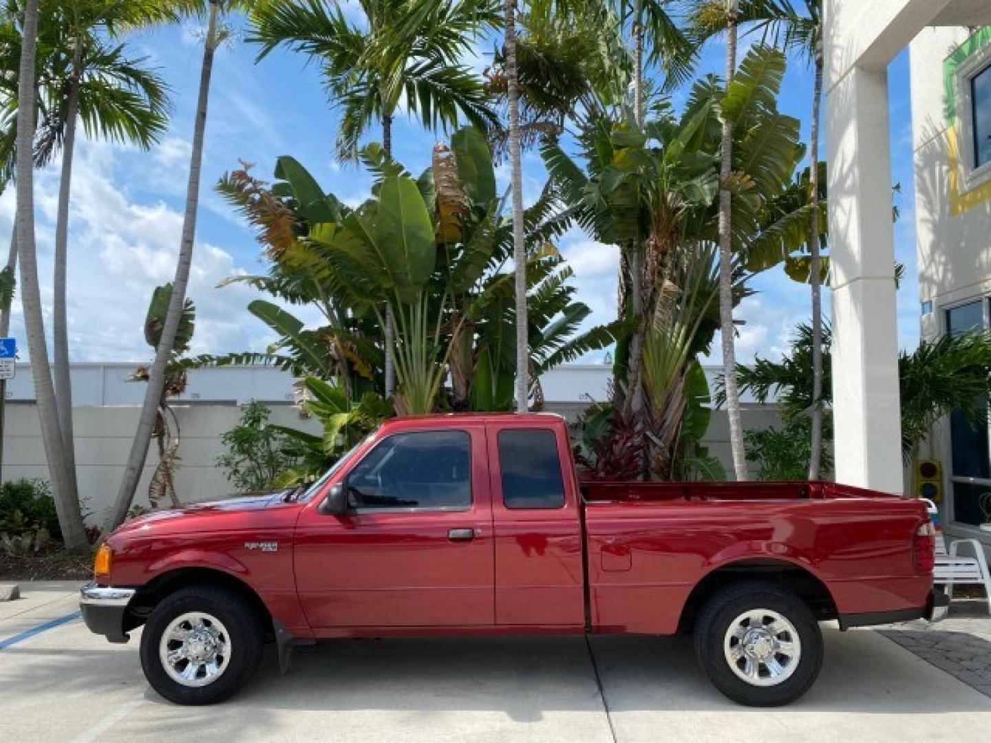 2002 Toreador Red Metallic /Med Prairie Tan Ford Ranger XLT LOW MILES 58,532 1 OWNER (1FTYR44V42P) with an 3.0L SEFI V6 Engine engine, Automatic transmission, located at 4701 North Dixie Hwy, Pompano Beach, FL, 33064, (954) 422-2889, 26.240938, -80.123474 - OUR WEBPAGE FLORIDACARS1.COM HAS OVER 100 PHOTOS AND FREE CARFAX LINK 2002 Ford Ranger XLT 1 OWNER 4 Door Extended Cab Pickup 3.0L V6 F Flex Fuel 22 MPG Rear Wheel Drive Features ABS Brakes Air Conditioning AM/FM Stereo Automatic Transmission CD Audio Cloth Seats Cruise Control Power Locks Power Mir- Photo#30