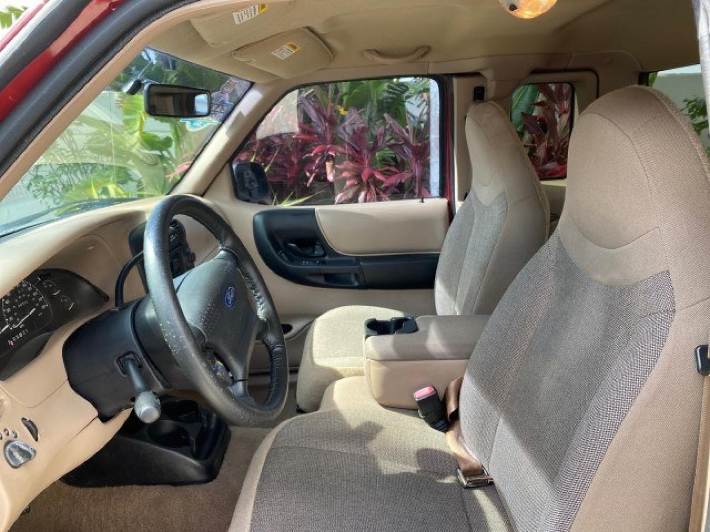 2002 Toreador Red Metallic /Med Prairie Tan Ford Ranger XLT LOW MILES 58,532 1 OWNER (1FTYR44V42P) with an 3.0L SEFI V6 Engine engine, Automatic transmission, located at 4701 North Dixie Hwy, Pompano Beach, FL, 33064, (954) 422-2889, 26.240938, -80.123474 - OUR WEBPAGE FLORIDACARS1.COM HAS OVER 100 PHOTOS AND FREE CARFAX LINK 2002 Ford Ranger XLT 1 OWNER 4 Door Extended Cab Pickup 3.0L V6 F Flex Fuel 22 MPG Rear Wheel Drive Features ABS Brakes Air Conditioning AM/FM Stereo Automatic Transmission CD Audio Cloth Seats Cruise Control Power Locks Power Mir- Photo#45