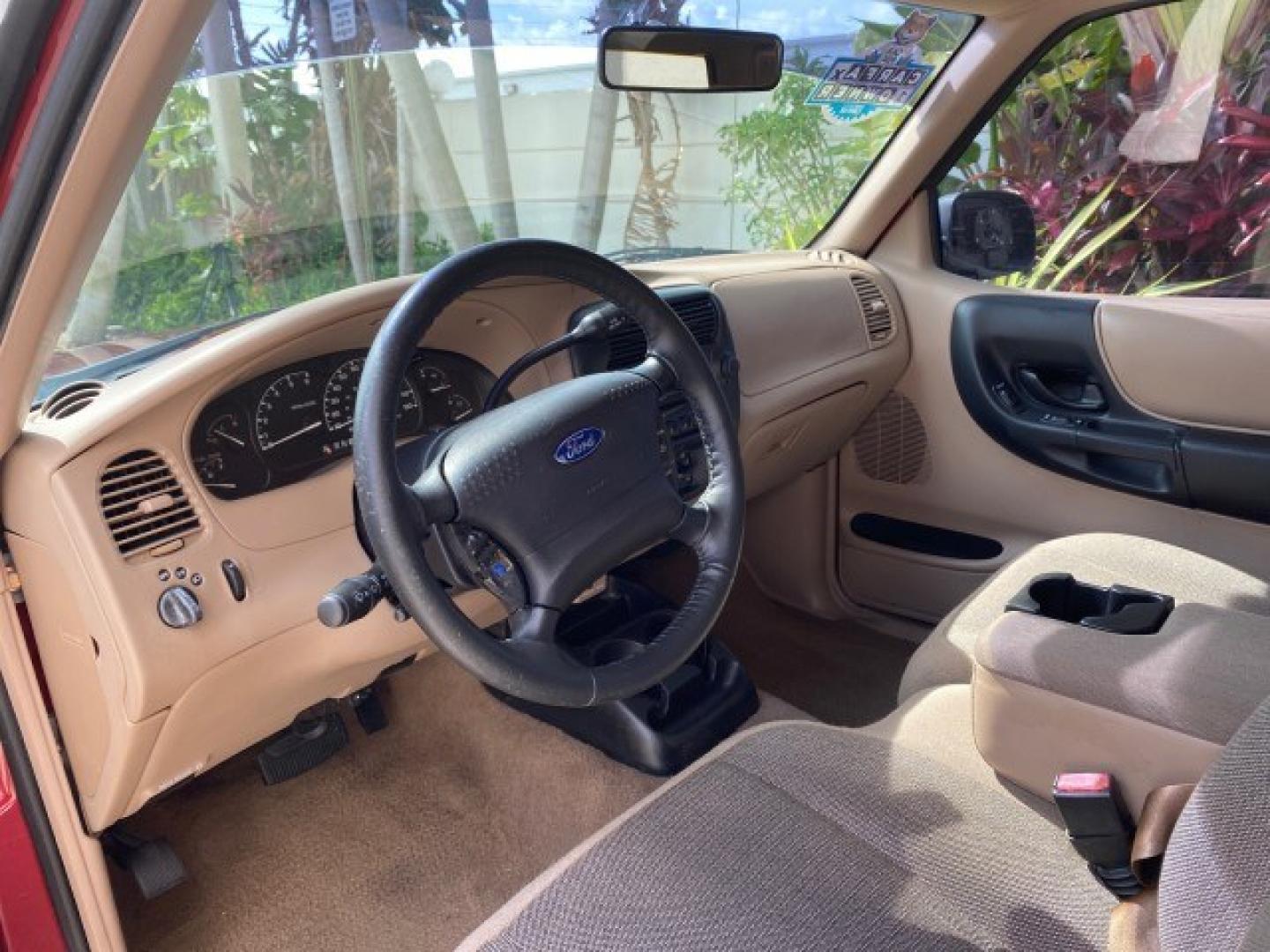 2002 Toreador Red Metallic /Med Prairie Tan Ford Ranger XLT LOW MILES 58,532 1 OWNER (1FTYR44V42P) with an 3.0L SEFI V6 Engine engine, Automatic transmission, located at 4701 North Dixie Hwy, Pompano Beach, FL, 33064, (954) 422-2889, 26.240938, -80.123474 - OUR WEBPAGE FLORIDACARS1.COM HAS OVER 100 PHOTOS AND FREE CARFAX LINK 2002 Ford Ranger XLT 1 OWNER 4 Door Extended Cab Pickup 3.0L V6 F Flex Fuel 22 MPG Rear Wheel Drive Features ABS Brakes Air Conditioning AM/FM Stereo Automatic Transmission CD Audio Cloth Seats Cruise Control Power Locks Power Mir- Photo#48