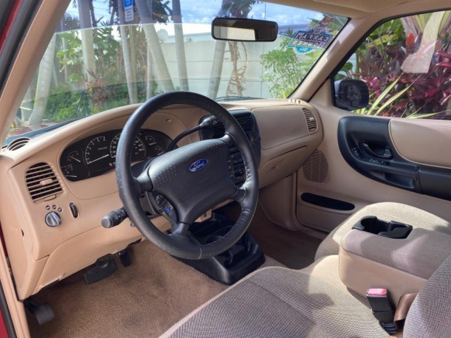 2002 Toreador Red Metallic /Med Prairie Tan Ford Ranger XLT LOW MILES 58,532 1 OWNER (1FTYR44V42P) with an 3.0L SEFI V6 Engine engine, Automatic transmission, located at 4701 North Dixie Hwy, Pompano Beach, FL, 33064, (954) 422-2889, 26.240938, -80.123474 - OUR WEBPAGE FLORIDACARS1.COM HAS OVER 100 PHOTOS AND FREE CARFAX LINK 2002 Ford Ranger XLT 1 OWNER 4 Door Extended Cab Pickup 3.0L V6 F Flex Fuel 22 MPG Rear Wheel Drive Features ABS Brakes Air Conditioning AM/FM Stereo Automatic Transmission CD Audio Cloth Seats Cruise Control Power Locks Power Mir- Photo#49