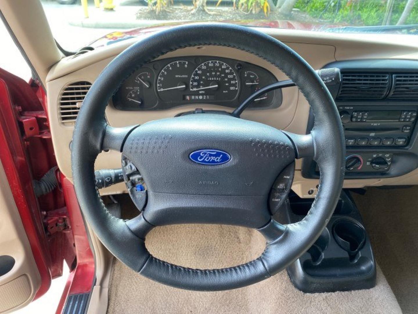 2002 Toreador Red Metallic /Med Prairie Tan Ford Ranger XLT LOW MILES 58,532 1 OWNER (1FTYR44V42P) with an 3.0L SEFI V6 Engine engine, Automatic transmission, located at 4701 North Dixie Hwy, Pompano Beach, FL, 33064, (954) 422-2889, 26.240938, -80.123474 - OUR WEBPAGE FLORIDACARS1.COM HAS OVER 100 PHOTOS AND FREE CARFAX LINK 2002 Ford Ranger XLT 1 OWNER 4 Door Extended Cab Pickup 3.0L V6 F Flex Fuel 22 MPG Rear Wheel Drive Features ABS Brakes Air Conditioning AM/FM Stereo Automatic Transmission CD Audio Cloth Seats Cruise Control Power Locks Power Mir- Photo#50