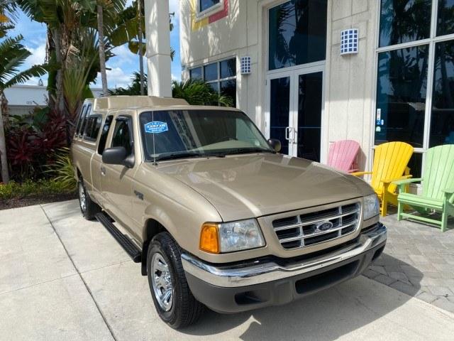 2002 Harvest Gold Metallic /Med Prairie Tan Ford Ranger XLT X CAB CAMPER TOP LOW MILES 49,062 (1FTYR44E22P) with an 4.0L SEFI SOHC V6 Engine engine, Automatic transmission, located at 4701 North Dixie Hwy, Pompano Beach, FL, 33064, (954) 422-2889, 26.240938, -80.123474 - OUR WEBPAGE FLORIDACARS1.COM HAS OVER 100 PHOTOS AND FREE CARFAX LINK 2002 Ford Ranger XLT Appearance 4 Door Extended Cab Pickup 4.0L V6 F SOHC Gasoline 23 MPG Rear Wheel Drive Features ABS Brakes Air Conditioning AM/FM Stereo Automatic Transmission Bed Liner Cassette Player CD Audio Cloth Seats Cru- Photo#1