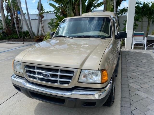 2002 Harvest Gold Metallic /Med Prairie Tan Ford Ranger XLT X CAB CAMPER TOP LOW MILES 49,062 (1FTYR44E22P) with an 4.0L SEFI SOHC V6 Engine engine, Automatic transmission, located at 4701 North Dixie Hwy, Pompano Beach, FL, 33064, (954) 422-2889, 26.240938, -80.123474 - OUR WEBPAGE FLORIDACARS1.COM HAS OVER 100 PHOTOS AND FREE CARFAX LINK 2002 Ford Ranger XLT Appearance 4 Door Extended Cab Pickup 4.0L V6 F SOHC Gasoline 23 MPG Rear Wheel Drive Features ABS Brakes Air Conditioning AM/FM Stereo Automatic Transmission Bed Liner Cassette Player CD Audio Cloth Seats Cru- Photo#3