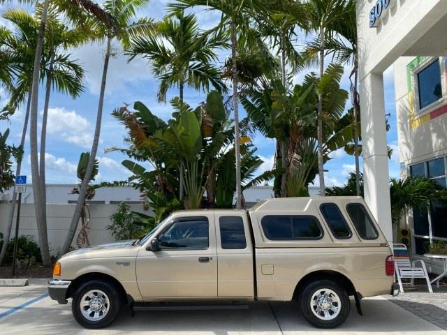 2002 Harvest Gold Metallic /Med Prairie Tan Ford Ranger XLT X CAB CAMPER TOP LOW MILES 49,062 (1FTYR44E22P) with an 4.0L SEFI SOHC V6 Engine engine, Automatic transmission, located at 4701 North Dixie Hwy, Pompano Beach, FL, 33064, (954) 422-2889, 26.240938, -80.123474 - OUR WEBPAGE FLORIDACARS1.COM HAS OVER 100 PHOTOS AND FREE CARFAX LINK 2002 Ford Ranger XLT Appearance 4 Door Extended Cab Pickup 4.0L V6 F SOHC Gasoline 23 MPG Rear Wheel Drive Features ABS Brakes Air Conditioning AM/FM Stereo Automatic Transmission Bed Liner Cassette Player CD Audio Cloth Seats Cru- Photo#4
