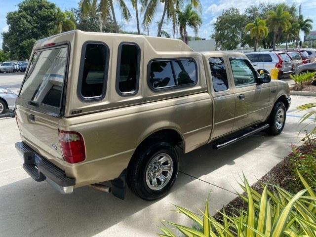 2002 Harvest Gold Metallic /Med Prairie Tan Ford Ranger XLT X CAB CAMPER TOP LOW MILES 49,062 (1FTYR44E22P) with an 4.0L SEFI SOHC V6 Engine engine, Automatic transmission, located at 4701 North Dixie Hwy, Pompano Beach, FL, 33064, (954) 422-2889, 26.240938, -80.123474 - OUR WEBPAGE FLORIDACARS1.COM HAS OVER 100 PHOTOS AND FREE CARFAX LINK 2002 Ford Ranger XLT Appearance 4 Door Extended Cab Pickup 4.0L V6 F SOHC Gasoline 23 MPG Rear Wheel Drive Features ABS Brakes Air Conditioning AM/FM Stereo Automatic Transmission Bed Liner Cassette Player CD Audio Cloth Seats Cru- Photo#7